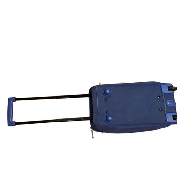 Vera Bradley Women's Lighten Up Wheeled Duffle Carry-on Luggage, birds Neutral, - Picture 8 of 10